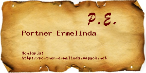Portner Ermelinda névjegykártya